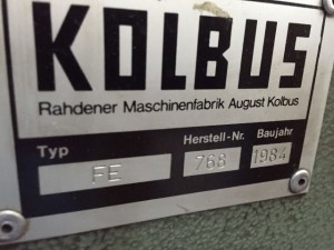 KOLBUS BF40 11X